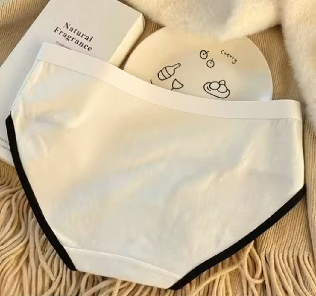 Women’s Soft Cotton Mid-Rise Panties | “Sweet Girl” Elastic Waistband | Breathable & Stretchable Daily Wear Underwear (Pack of 2)