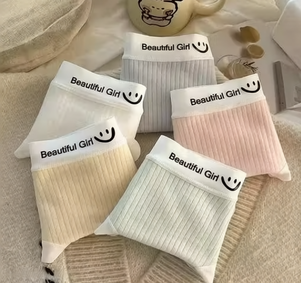 Women’s Soft & Stretchable High-Waist Panty – Beautiful Girl Print (Pack of 2)