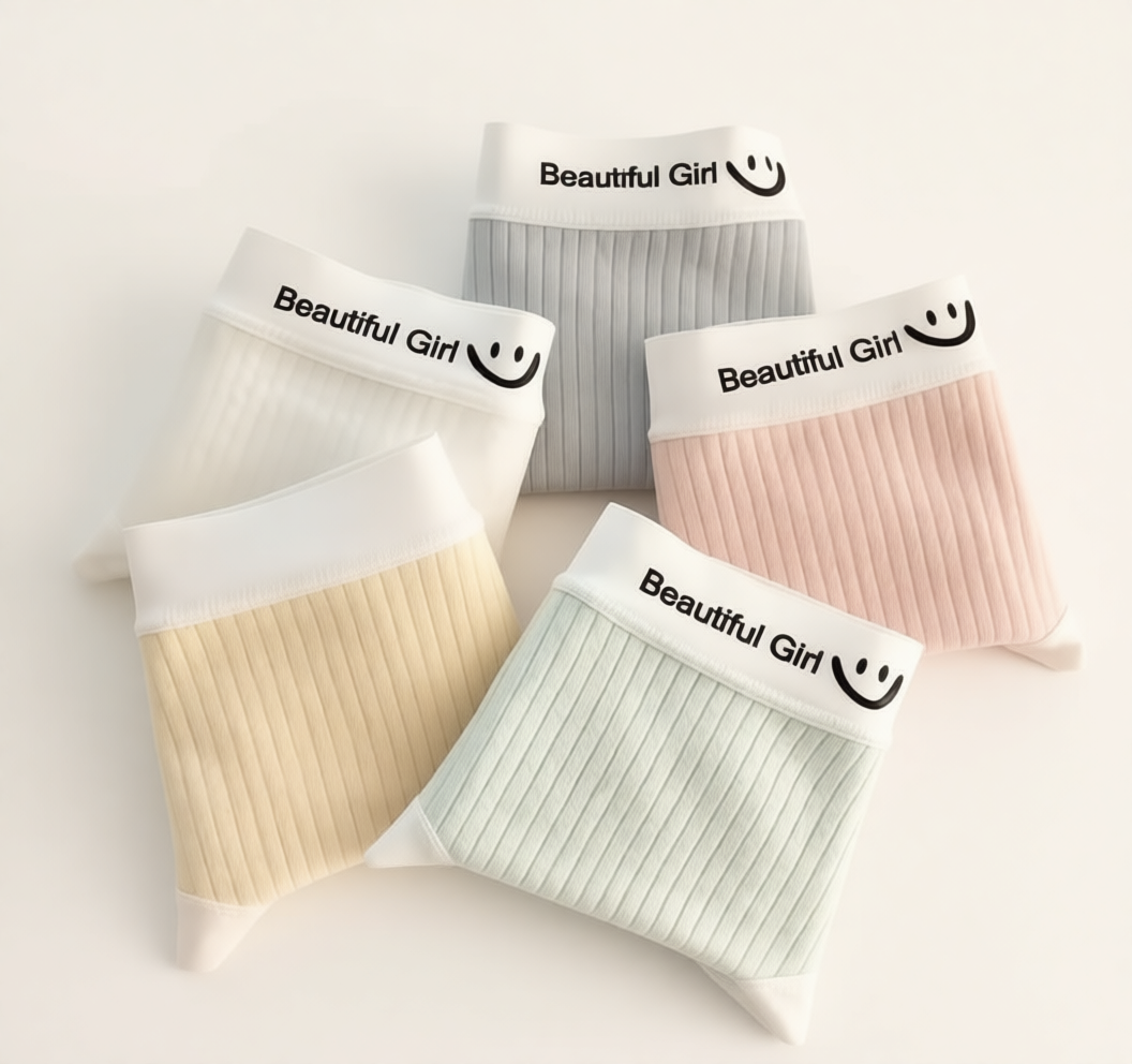 Women’s Soft & Stretchable High-Waist Panty – Beautiful Girl Print (Pack of 2)