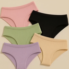 Beautiful Girl High-Waist Soft Cotton Panty for Women – Ultra Comfort Daily Wear (Pack of 5)