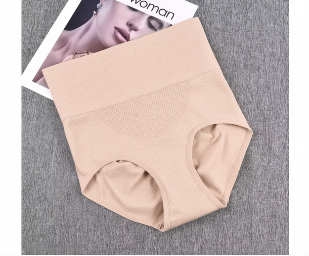 Women's High-Waist Breathable Cotton Panties – Ultra Soft & Stretchable Underwear (Pack of 3)